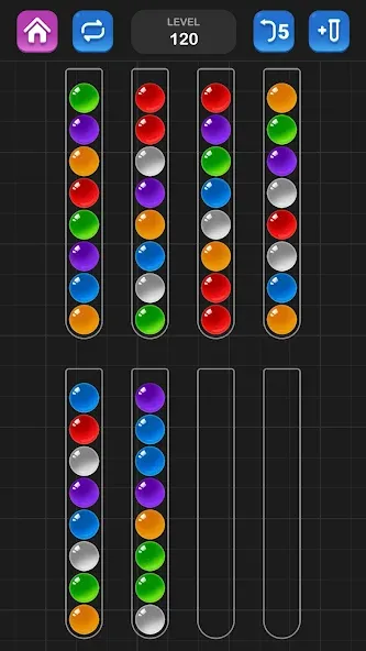 Взлом Ball Sort Puzzle — Color Game  [МОД Бесконечные монеты] — последняя версия apk на Андроид screen 2