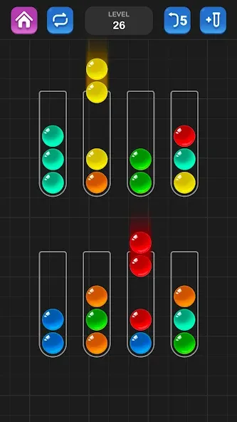 Взлом Ball Sort Puzzle — Color Game  [МОД Бесконечные монеты] — последняя версия apk на Андроид screen 3