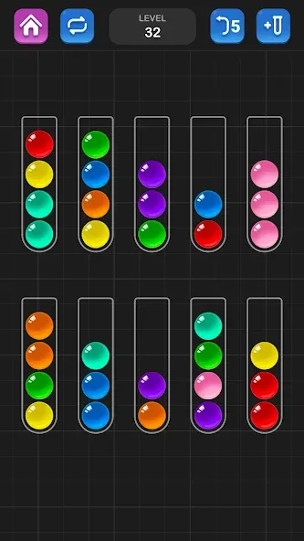 Взлом Ball Sort Puzzle — Color Game  [МОД Бесконечные монеты] — последняя версия apk на Андроид screen 4