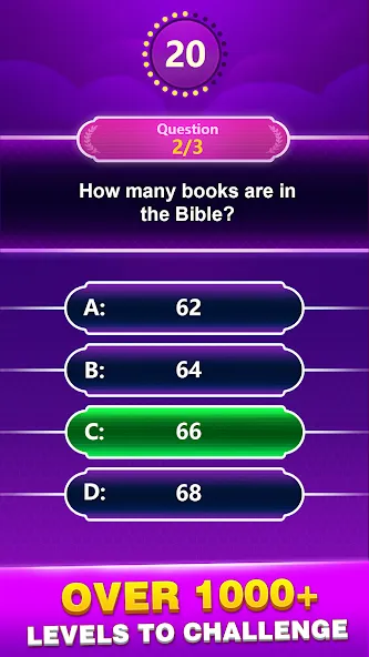 Взломанная Bible Trivia — Word Quiz Game (Библейская викторина)  [МОД Бесконечные монеты] — полная версия apk на Андроид screen 2