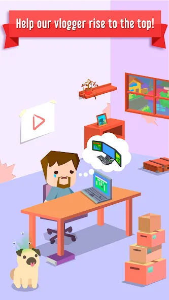 Взлом Vlogger Go Viral: Tuber Life (Влогер Стань Вирусным)  [МОД Бесконечные деньги] — полная версия apk на Андроид screen 1
