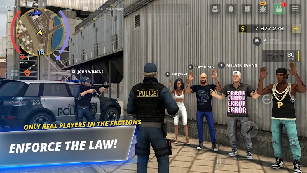 Скачать взломанную One State RP — Life Simulator (Ван Стейт РП)  [МОД Menu] — полная версия apk на Андроид screen 3
