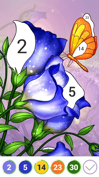 Взломанная Hola Color—Coloring by Number (ола калор)  [МОД Mega Pack] — последняя версия apk на Андроид screen 2