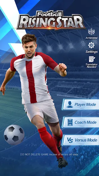 Взломанная Football Rising Star (Футбольная восходящая звезда)  [МОД Бесконечные деньги] — полная версия apk на Андроид screen 1