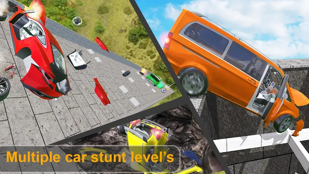 Взлом Beam Drive Crash Death Stair C (Бим Драйв Краш Дэт Стэр С)  [МОД Все открыто] — стабильная версия apk на Андроид screen 3