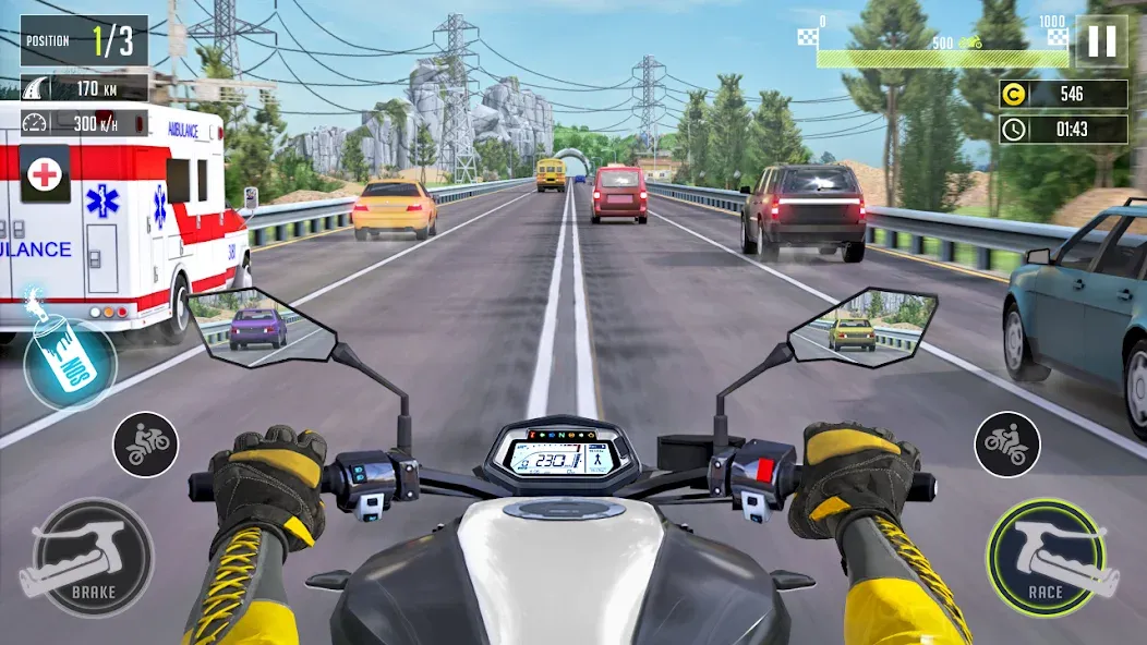 Скачать взлом 3d Bike Racing Bike Race Games  [МОД Unlimited Money] — последняя версия apk на Андроид screen 1