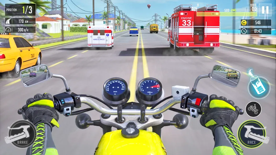 Скачать взлом 3d Bike Racing Bike Race Games  [МОД Unlimited Money] — последняя версия apk на Андроид screen 2