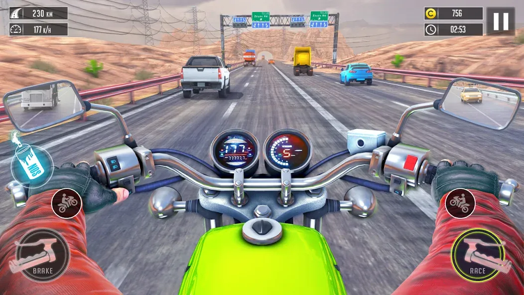Скачать взлом 3d Bike Racing Bike Race Games  [МОД Unlimited Money] — последняя версия apk на Андроид screen 3