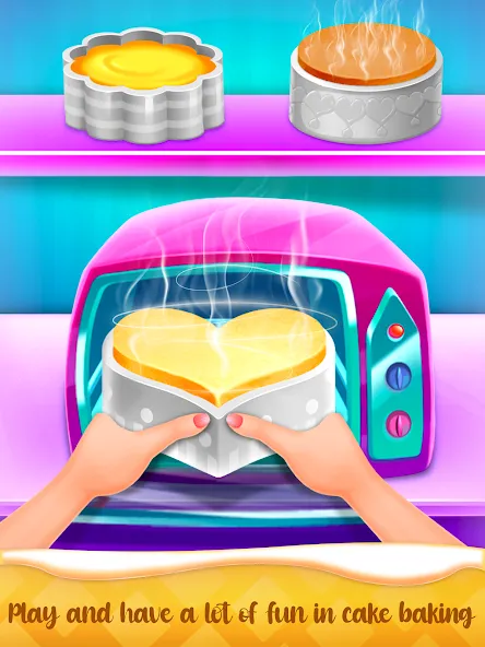 Скачать взломанную Cake Maker Cooking Cake Games (Кейк Мейкер кулинарные игры на приготовление тортов)  [МОД Unlimited Money] — стабильная версия apk на Андроид screen 5