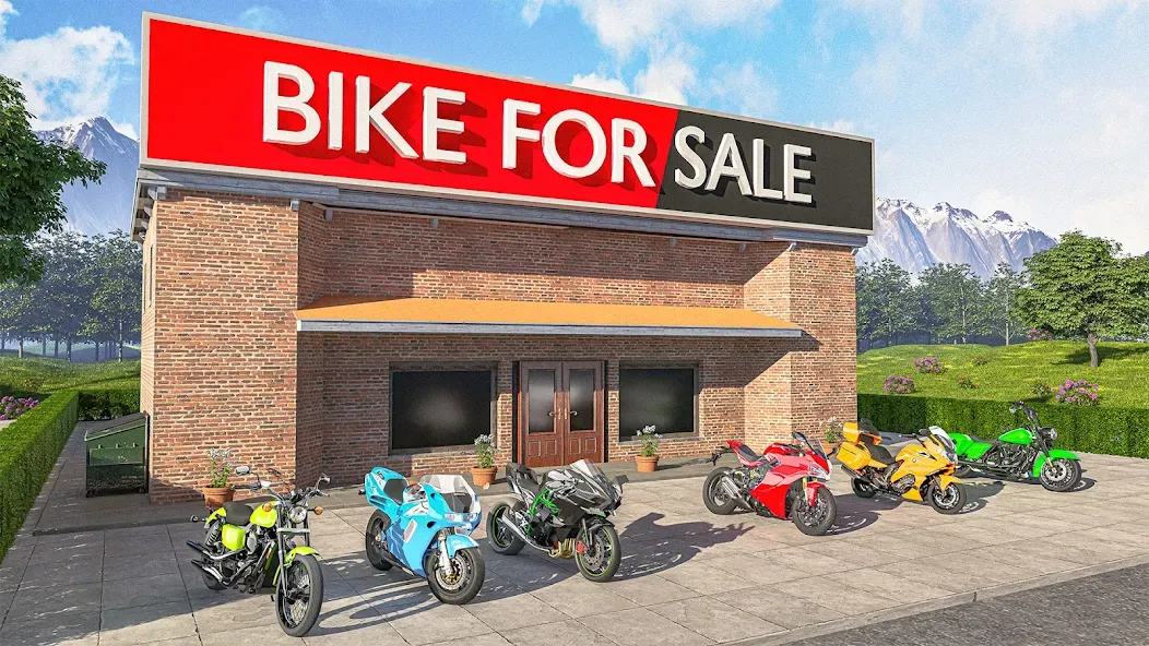 Скачать взломанную Motorcycle Dealer Bike Games  [МОД Menu] — последняя версия apk на Андроид screen 1