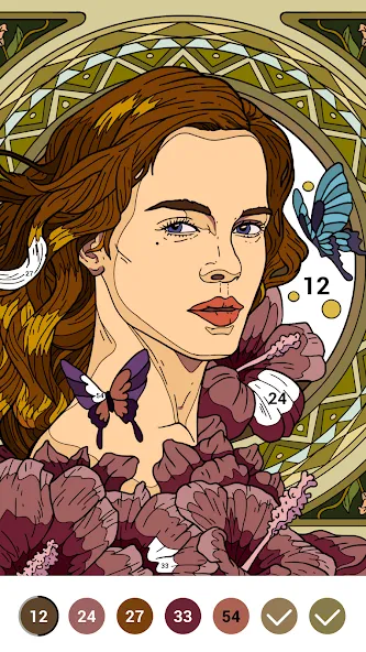 Взломанная Casual Color — Color by Number  [МОД Бесконечные деньги] — последняя версия apk на Андроид screen 1
