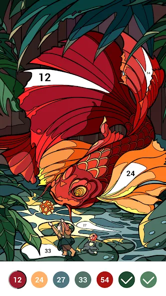 Взломанная Casual Color — Color by Number  [МОД Бесконечные деньги] — последняя версия apk на Андроид screen 5