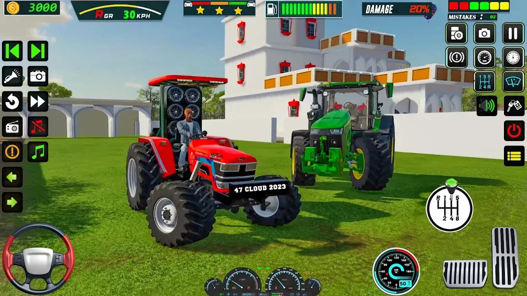 Скачать взлом US Tractor Farming Games 3d  [МОД Unlocked] — последняя версия apk на Андроид screen 1