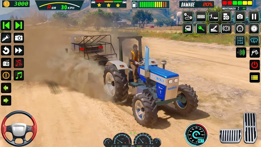 Скачать взлом US Tractor Farming Games 3d  [МОД Unlocked] — последняя версия apk на Андроид screen 2