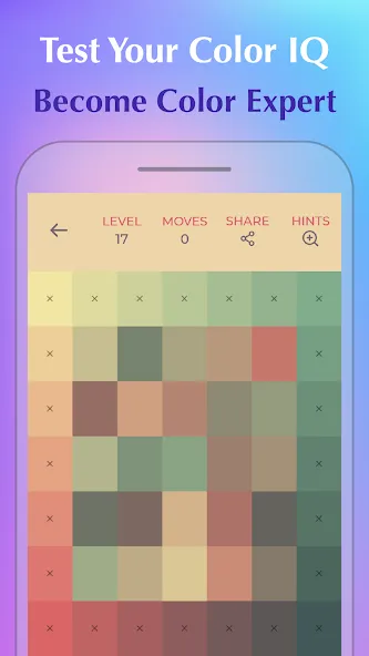 Скачать взломанную Color Puzzle:Offline Hue Games  [МОД Unlimited Money] — стабильная версия apk на Андроид screen 2