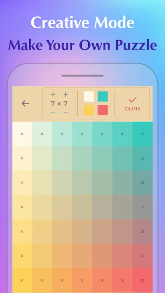 Скачать взломанную Color Puzzle:Offline Hue Games  [МОД Unlimited Money] — стабильная версия apk на Андроид screen 4