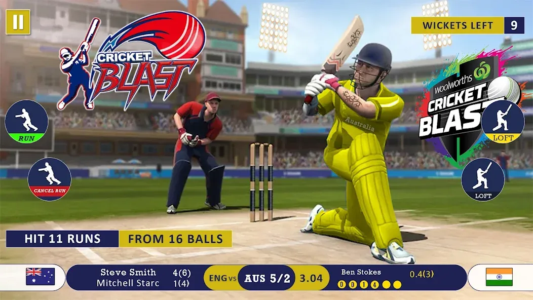 Взлом World Cricket Games Offline  [МОД Unlimited Money] — стабильная версия apk на Андроид screen 1
