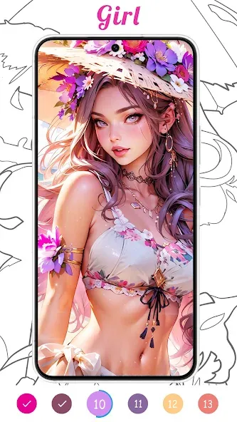 Взломанная Coloring Games-Color By Number  [МОД Много денег] — последняя версия apk на Андроид screen 3