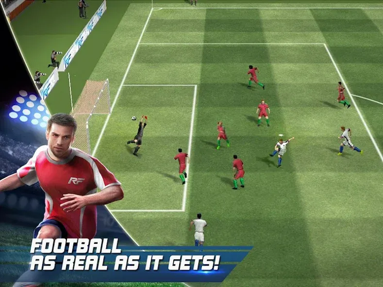 Взлом Real Football (Реал Футбол)  [МОД Меню] — полная версия apk на Андроид screen 1