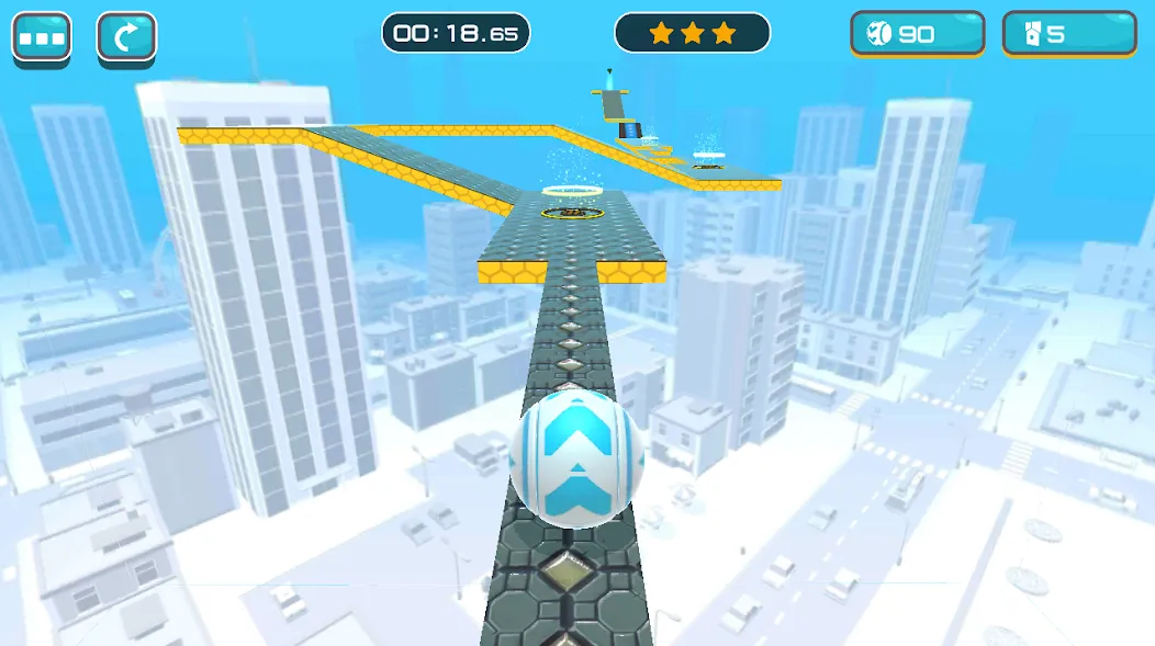 Скачать взломанную Gyro Ball 3D (Джайро Болл 3Д)  [МОД Бесконечные деньги] — стабильная версия apk на Андроид screen 5