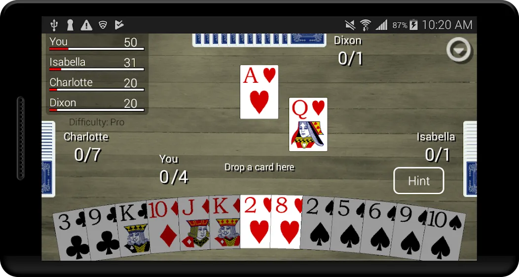 Скачать взлом Spades Card Classic (Спейдс Кард Классик)  [МОД Unlocked] — последняя версия apk на Андроид screen 4
