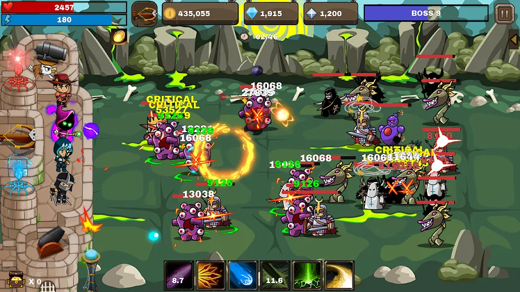 Скачать взлом Final Castle Defence:Idle RPG (Финальная Защита Замка)  [МОД Меню] — полная версия apk на Андроид screen 4
