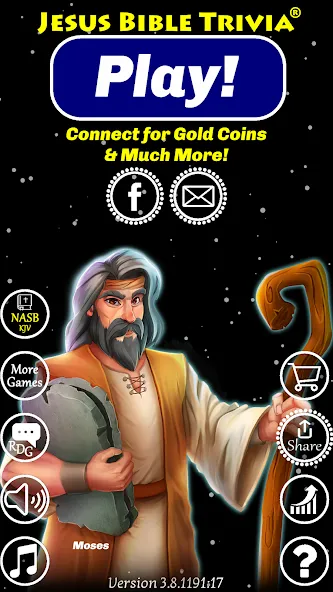 Взломанная Jesus Bible Trivia Games Quiz (Джизус Библ Тривиа Геймс Квиз)  [МОД Все открыто] — стабильная версия apk на Андроид screen 1