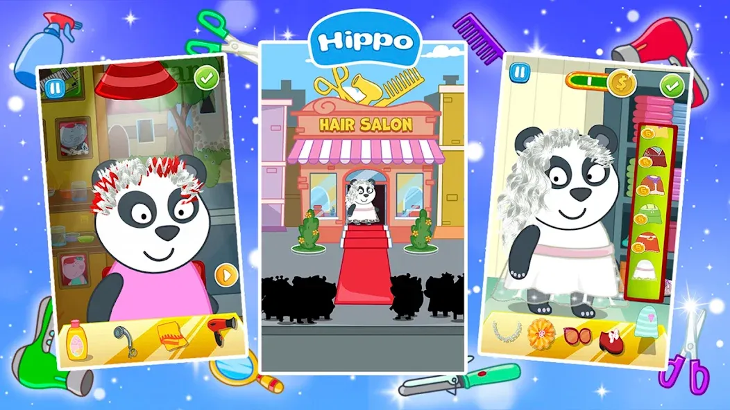 Скачать взломанную Hair Salon: Fashion Games  [МОД Меню] — стабильная версия apk на Андроид screen 2