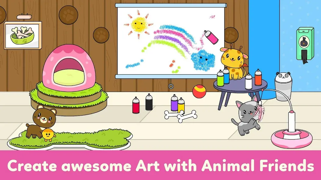 Скачать взломанную Tizi Town — My Pet Daycare  [МОД Меню] — стабильная версия apk на Андроид screen 4