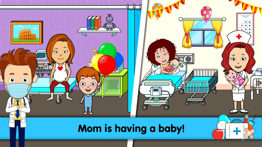 Взлом My Hospital Town Doctor Games  [МОД Бесконечные деньги] — полная версия apk на Андроид screen 2