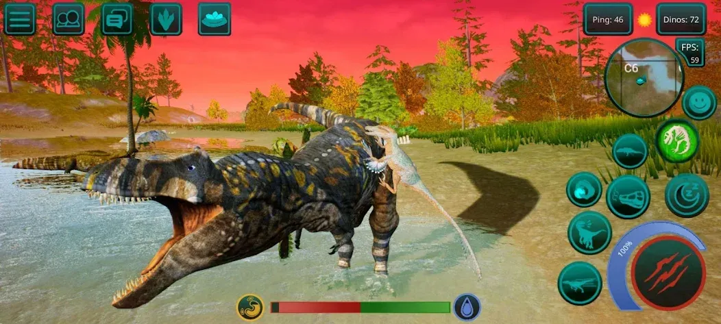 Взлом The Cursed Dinosaur Isle: Game  [МОД Menu] — последняя версия apk на Андроид screen 1