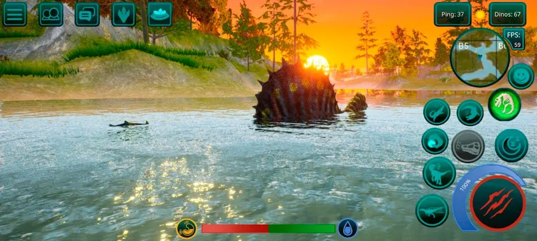 Взлом The Cursed Dinosaur Isle: Game  [МОД Menu] — последняя версия apk на Андроид screen 3