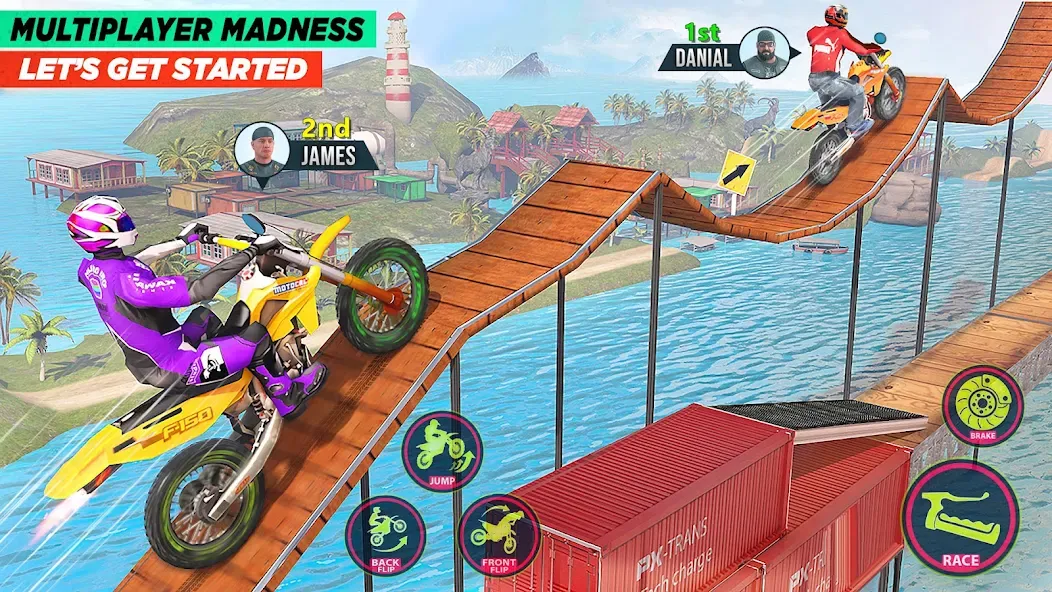 Взлом Bike Stunt Game: Tricks Master  [МОД Меню] — стабильная версия apk на Андроид screen 1