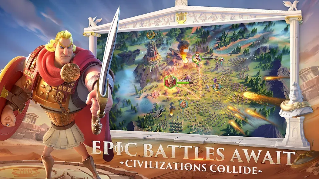 Скачать взломанную Rise of Kingdoms: Lost Crusade (Райз оф Кингдомс)  [МОД Бесконечные монеты] — последняя версия apk на Андроид screen 4