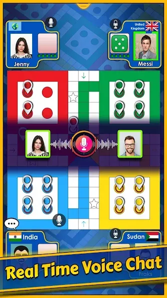 Скачать взломанную Ludo King™ (Лудо Кинг)  [МОД Unlimited Money] — стабильная версия apk на Андроид screen 1