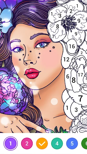 Взломанная Magic Paint: Color by number (Магик Пейнт)  [МОД Все открыто] — последняя версия apk на Андроид screen 1