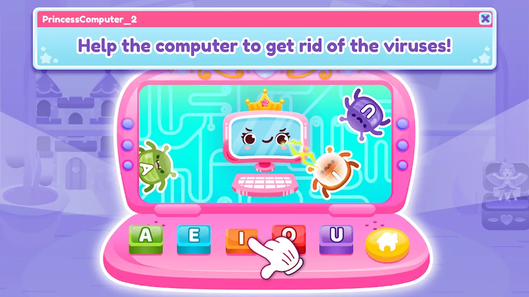 Взлом Princess Computer 2 Girl Games  [МОД Бесконечные монеты] — полная версия apk на Андроид screen 2
