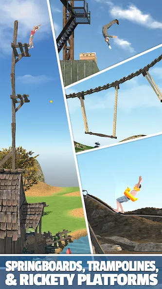 Скачать взломанную Flip Diving (Флип дайвинг)  [МОД Mega Pack] — стабильная версия apk на Андроид screen 3