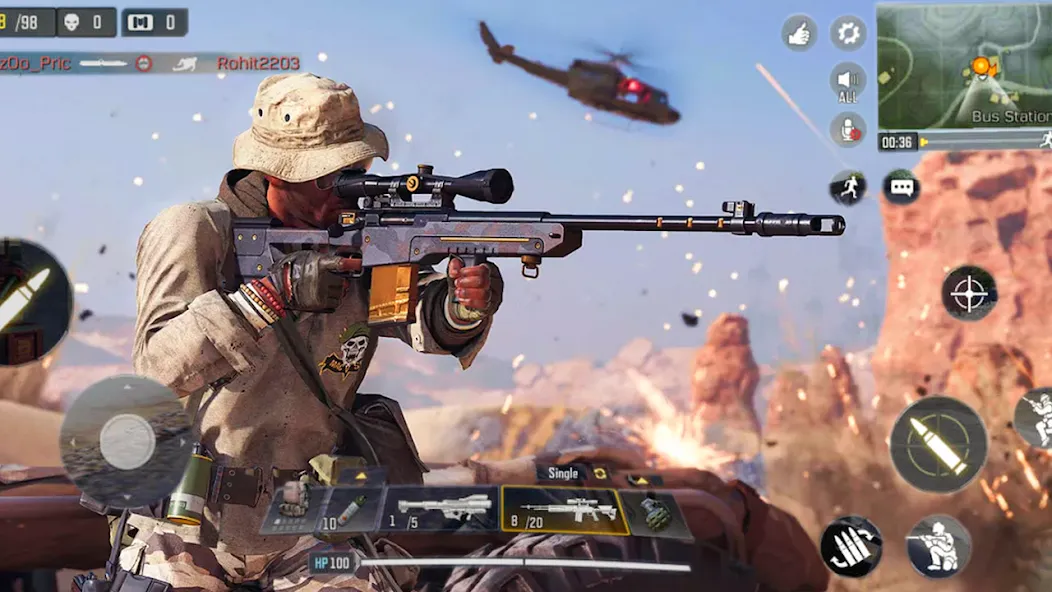 Скачать взлом Cover Target: Offline Sniper  [МОД Unlocked] — стабильная версия apk на Андроид screen 4