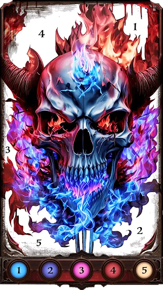 Взлом Dark, Horror Color by Number  [МОД Все открыто] — последняя версия apk на Андроид screen 2