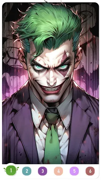 Скачать взлом Clown Color, Paint by number  [МОД Много денег] — последняя версия apk на Андроид screen 3