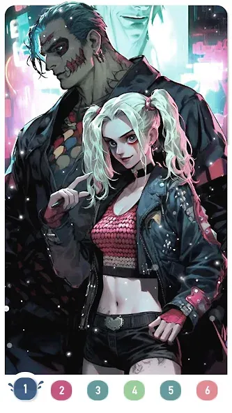 Скачать взлом Clown Color, Paint by number  [МОД Много денег] — последняя версия apk на Андроид screen 4