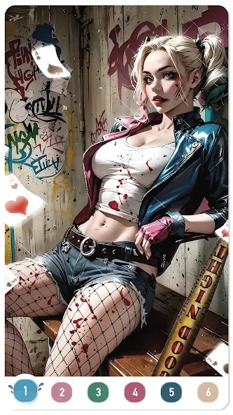 Скачать взлом Clown Color, Paint by number  [МОД Много денег] — последняя версия apk на Андроид screen 5