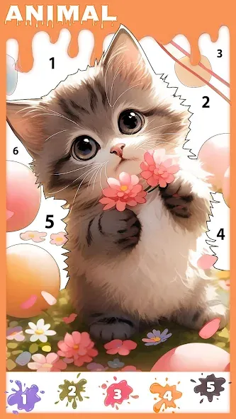 Взломанная Paint Color: Color by number  [МОД Много денег] — полная версия apk на Андроид screen 5