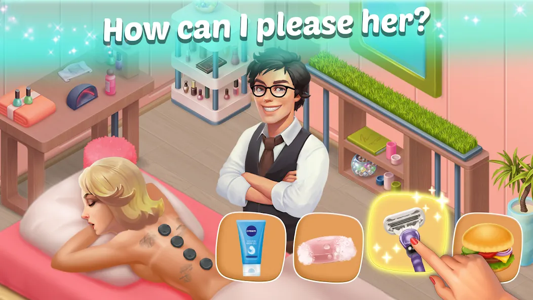 Взломанная Family Hotel: love & match-3 (Фэмели Отель)  [МОД Menu] — последняя версия apk на Андроид screen 1