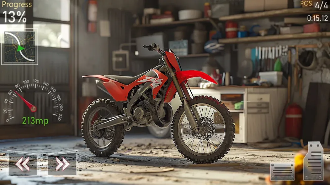 Скачать взлом Motocross MX Dirt Bike Games  [МОД Unlocked] — полная версия apk на Андроид screen 1