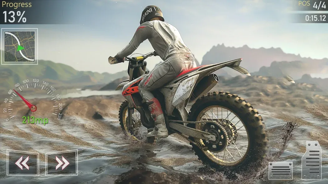 Скачать взлом Motocross MX Dirt Bike Games  [МОД Unlocked] — полная версия apk на Андроид screen 3
