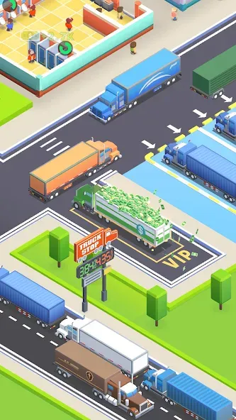 Взлом Travel Center Tycoon  [МОД Mega Pack] — полная версия apk на Андроид screen 1