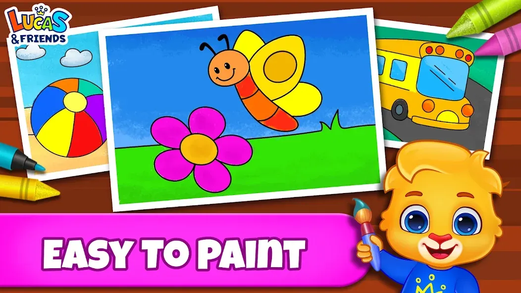 Взлом Coloring Games: Color & Paint  [МОД Menu] — стабильная версия apk на Андроид screen 1