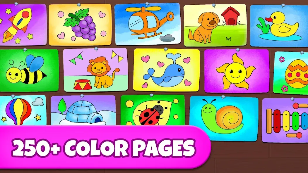 Взлом Coloring Games: Color & Paint  [МОД Menu] — стабильная версия apk на Андроид screen 4